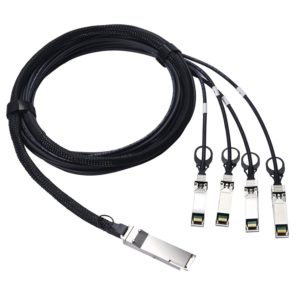 Breakout cable - 1 40 Gbps QSFP+ module to 4 SFP+ 10 Gbps modules
